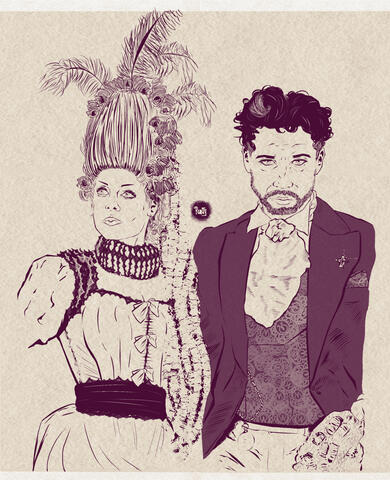 1800s happy couples